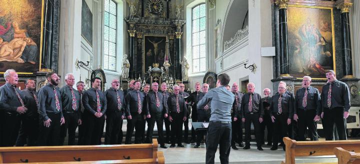 Der Männerchor Frick begeisterte das Publikum und überzeugte die Experten. Foto: sir