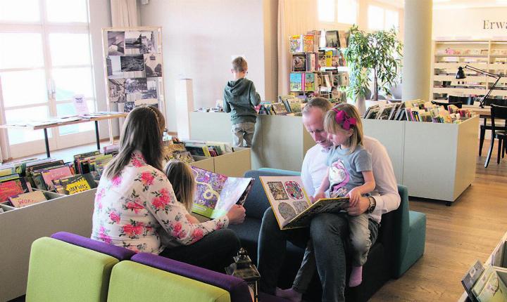 Die Stadtbibliothek verzeichnet derzeit viele Neuanmeldungen. Foto: zVg