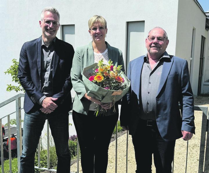 Die frisch Gewählten: Gemeindeammann Oliver Brem (von links), Ratsmitglied Manuela Merkofer und Vizeammann Willy Burkhalter. Foto: Susanne Hörth