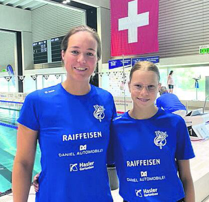 Nela Hanak und die Trainerin Annick Willemsen. Foto: zVg
