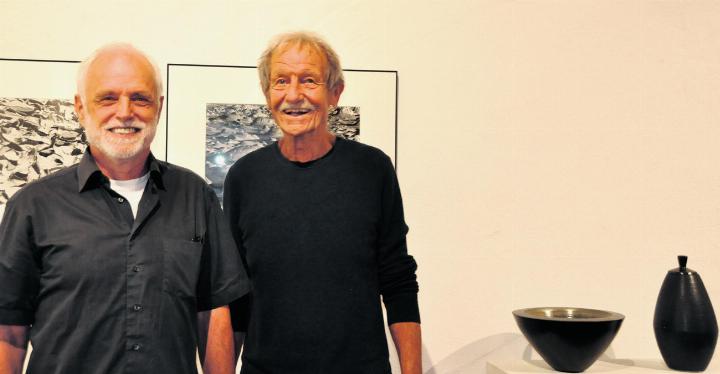 Benno Zimmermann (links) und Klaus Sattler. Foto: Vreni Weber