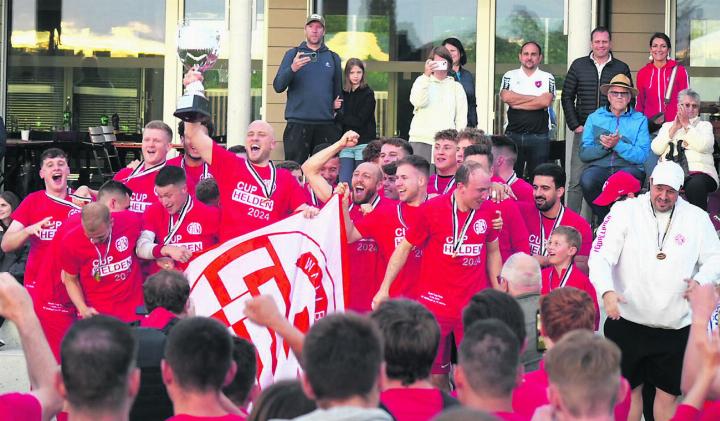 Damals gab es kein Halten mehr: Der FC Wallbach gewann vor ein paar Wochen sensationell den Basler Cupfinal. Foto: zVg