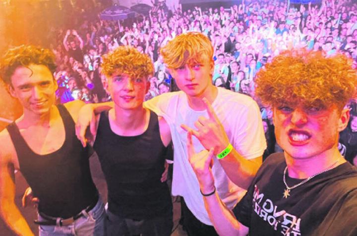Ben, Seraphin, Tim und Nick von der Band NoCaps. Foto: zVg