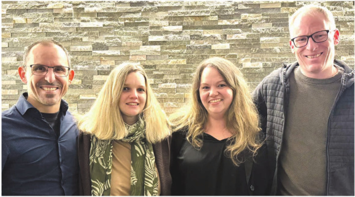 Die Marktkommission (von links): Jonas Hürbin, Ramona Burkart, Irene Müller und Martin Schüttel. Foto: Lilia Staiger