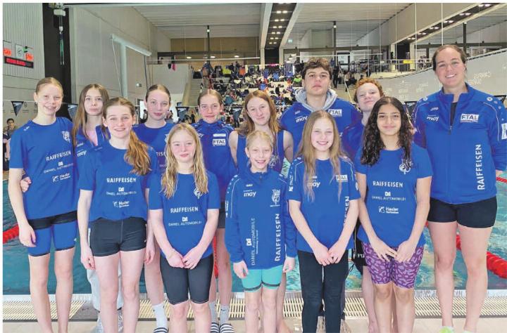 Die Fricktaler Schwimmerinnen und Schwimmer haben sich in Oberkirch von ihrer besten Seite gezeigt. Foto: zVg