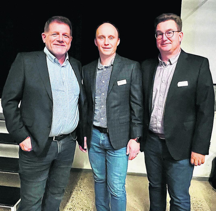 Haben Grosses vor in Laufenburg: Marcel Aumer (von links), Sascha Carroccio und Iwan Schnyder. Foto: Susanne Hörth