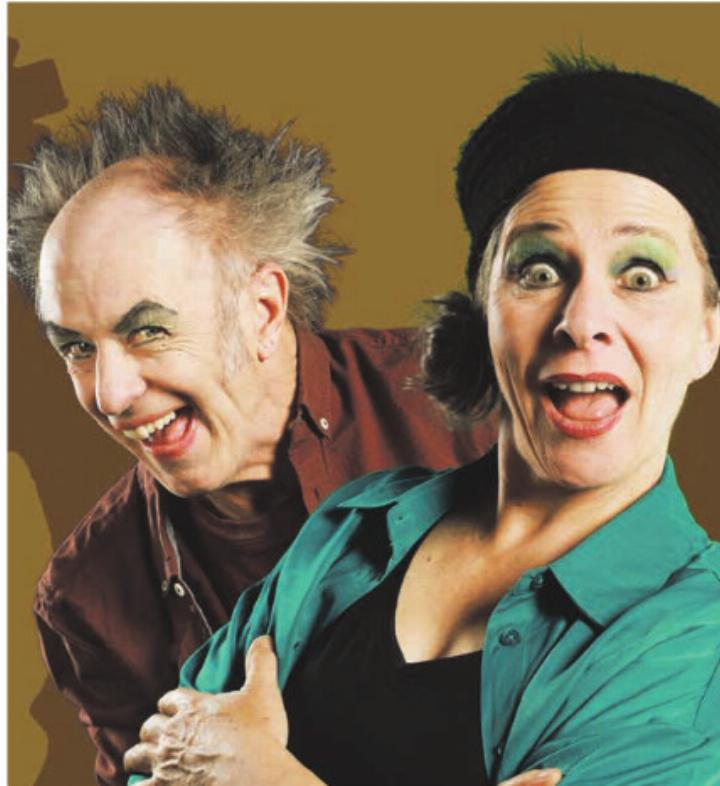 Das Duo Comedia Zap mit Cécile Steck und Didi Sommer. Foto: zVg