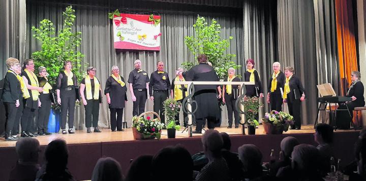Der Gemischte Chor Staffeleggtal kann auf ein gelungenes Jahreskonzert zurückschauen. Foto: zVg