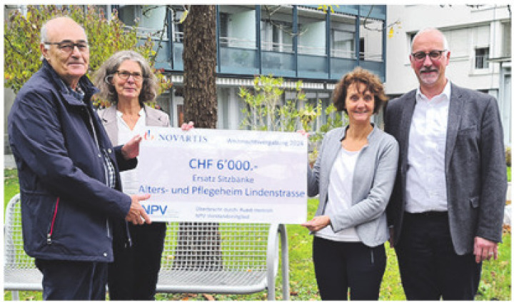 Ruedi Hertrich (von links), Sibylle Wanner, Monika Gebhardt und Ioannis Coulaxides. Foto: zVg
