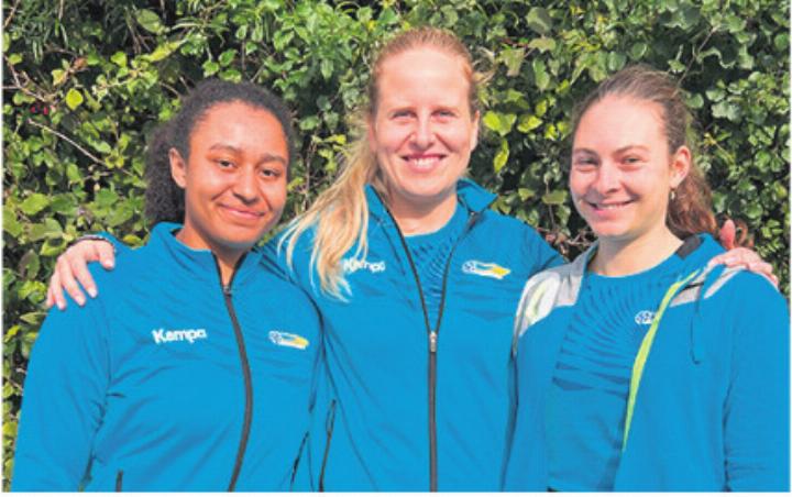 Die Steiner-Athletinnen (von links): Naomi Christen, Sandra Leimgruber und Melanie Adler. Foto: zVg