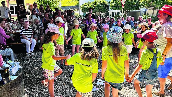Kinder der Musikschule Möhlin. Foto: zVg