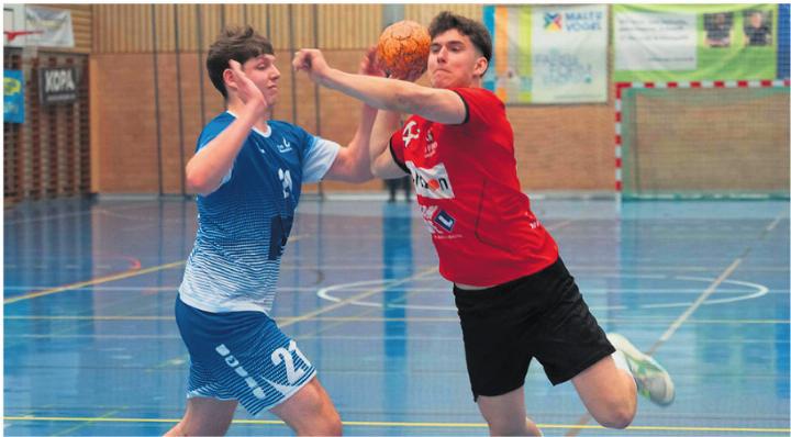 Dominik Schmid hält Frick mit 10 Treffern im Spiel. Foto: zVg