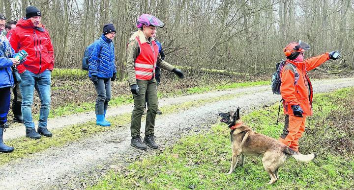 Die Kadaver werden mit Spürhunden und Drohnen gesucht. Foto: zVg