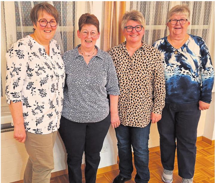 Der neue Vorstand: Jacqueline Weiss (von links), Caroline Schraner, Manuela Weiss und Maya Obrist. Foto: zVg