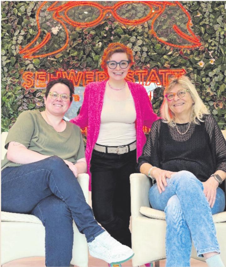 Wer wir sind: (v.l.n.r.) Anika Dombrowa, Laura Rohde und Susanne Frei.