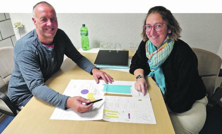 Sandra Hauri und Reto Weiss freuen sich, dass die Vorbereitungen auf Kurs sind. Sie sind überzeugt, dass sich ein Mitmachen als Aussteller an der Expo Duo in Etzgen lohnt.