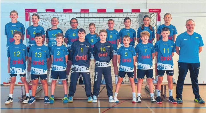 Die U13-Handballer des TV Stein freuen sich auf den Rückrundenstart im Januar. Foto: zVg