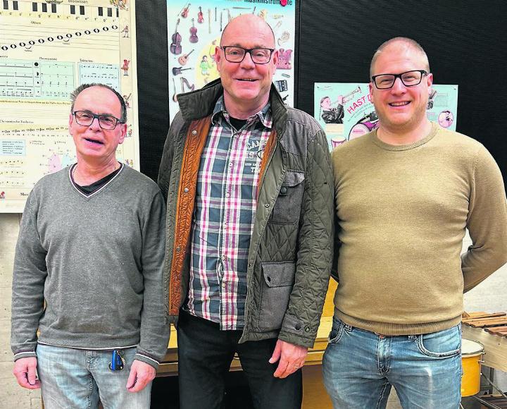 Die neuen Sängerkameraden: Michael Schmid, Uwe Trisl und Christian Herbst. Foto: zVg