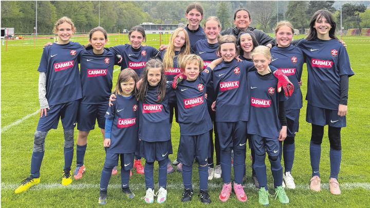 Auch die Mädchen waren mit Elan dabei. Fotos: zVg