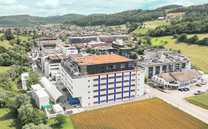 Das Areal der Bachem am Hauptsitz in Bubendorf. Foto: zVg