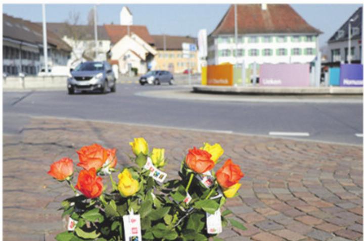 Rosen für einen guten Zweck. Foto: zVg