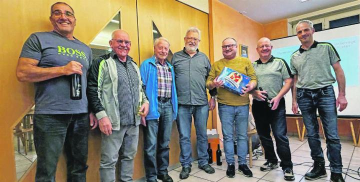 Die Geehrten der Männerriege Schupfart. Foto: zVg