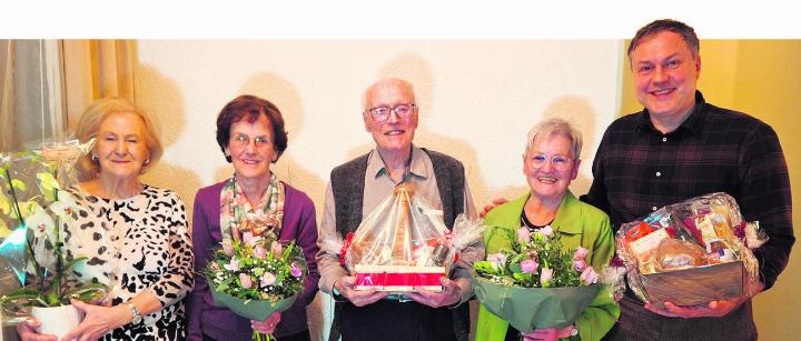 Linda Obrist (von links), Christine Merkofer, Georges Winter, Josy Müller und Raitis Grigalis. Foto: zVg