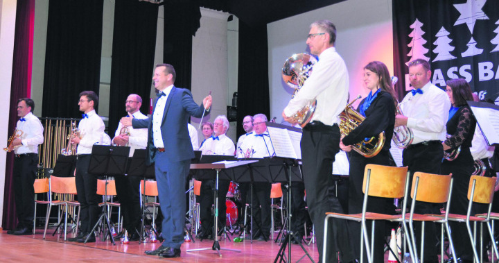 Die Brass Band Zuzgen bot dem Publikum einen sehr unterhaltsamen Abend. Foto: zVg