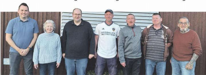 Der Vorstand des Familiengartenvereins Kaiseraugst. Foto: zVg