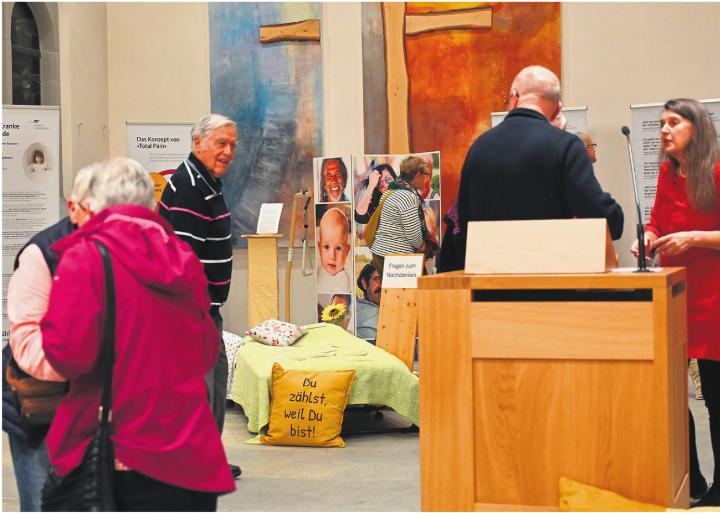 Die Wanderausstellung zur Palliative-Care-Bewegung und deren Begründerin Cicely Saunders. Foto: zVg