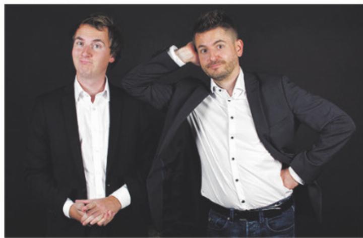 Henning Ruwe (links) und Martin Valenske. Foto: zVg