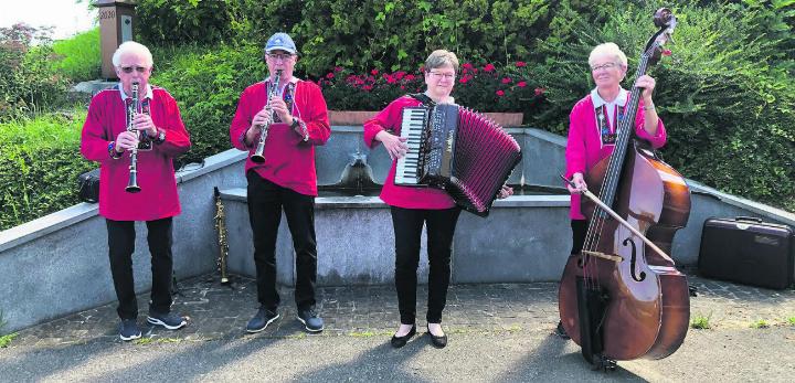 Sorgten für die Musik an diesem schönen Tag: «Echo vom Sunnebärg». Foto: Barbara Obrist