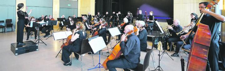 Der Orchesterverein Rheinfelden besteht aus Musikern aus beiden Rheinfelden, sowie ein paar Zuzügern. Foto: Edi Strub