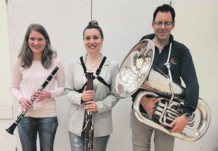 Die Neumitglieder: Monica Duppenthaler (von links), Sonja Amsler und Stefan Oswald. Foto: zVg