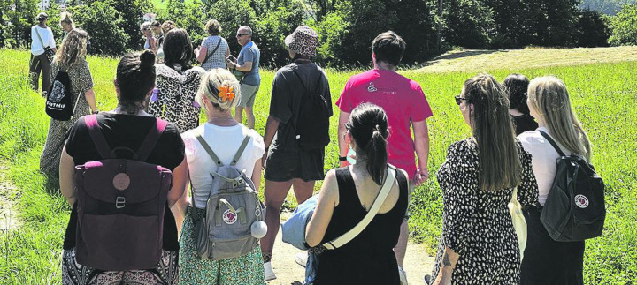 Das Eiker Lehrerteam unterwegs. Foto: zVg