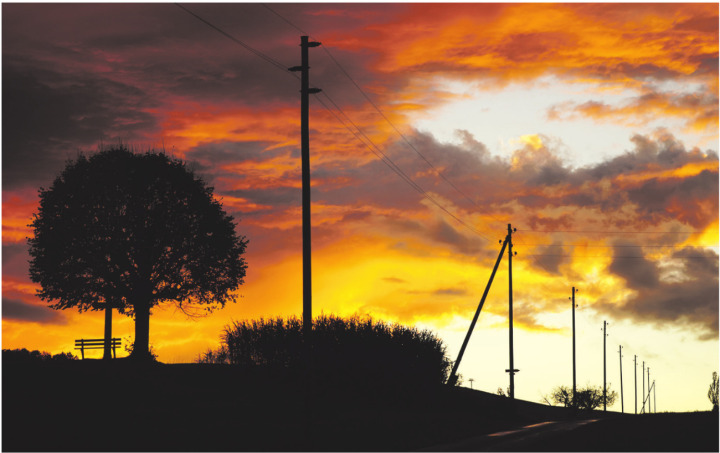Abendstimmung am 4. Oktober auf «alten Berg» in Wölflinswil. Leserfoto: Hans Böller-Herzog