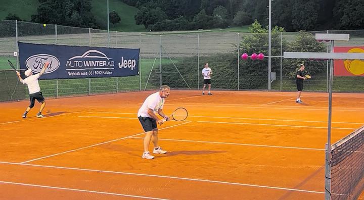 Auf der Anlage des TC Laufenburg wurde während zehn Spieltagen um Punkte und Titel gekämpft. Foto: zVg