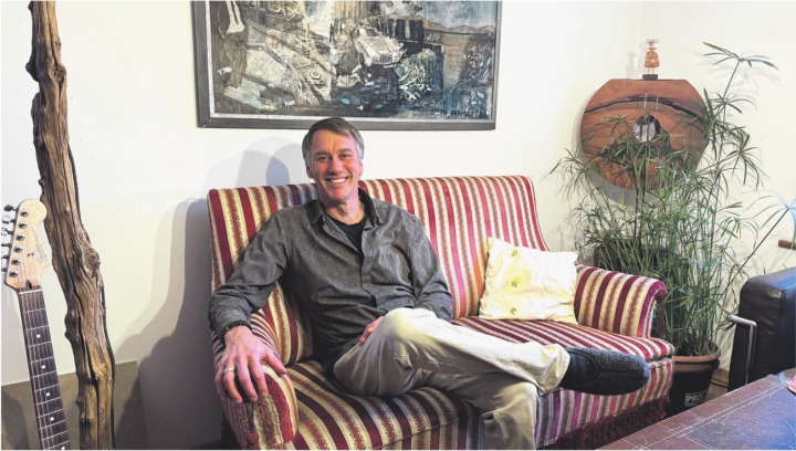 «Zu dem Bild könnte man schreiben: Andreas Thommen geniesst den Ruhestand», meinte der Fotografierte lachend. Foto: Simone Rufli