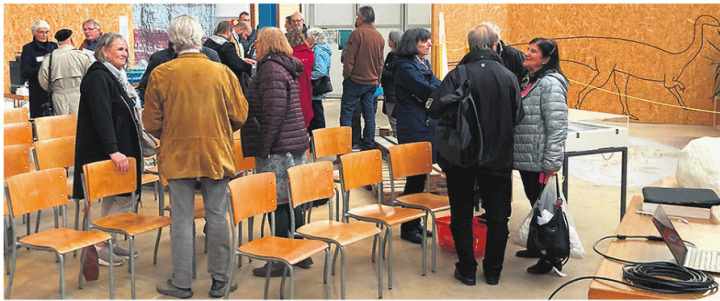 Nach der GV kam es zu regem Ideen-Austausch. Foto: zVg