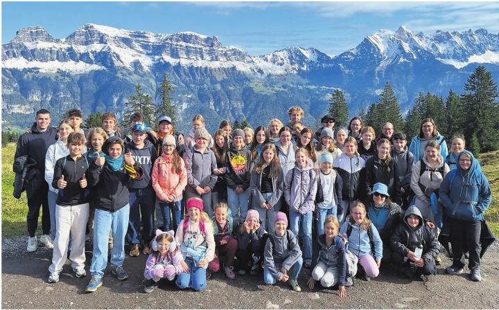 Die Kinder sind nach der intensiven Probewoche in den Bergen bereit für die beiden Aufführungen am kommenden Wochenende. Foto: zVg