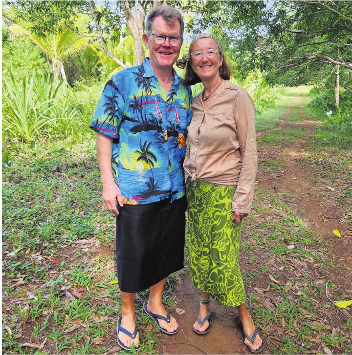 Köbi Brem und Pia Koch unterwegs auf Fidschi. Foto: zVg