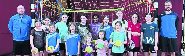 Seit Mitte März gibt es für die Mädchen in Stein ein Handballtraining. Foto: zVg