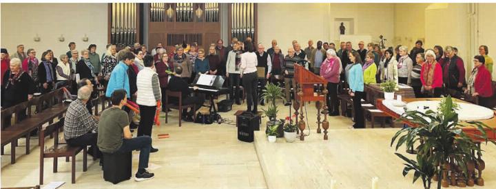Beim Cantamustag erleben die Teilnehmer die gemeinschaftsstiftende Funktion des Chorgesangs. Foto: zVg