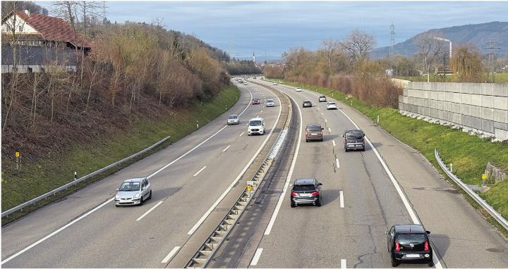 Das Projekt «Solarautobahn Fricktal» möchte Teilstrecken der Autobahn A3 überdachen und Sonnenenergie gewinnen. Foto: Simone Rufli