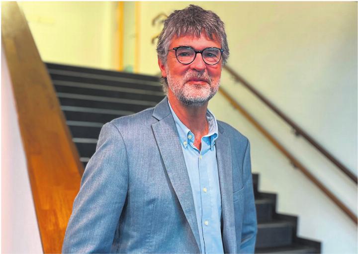 «Wir fühlen uns in Rheinfelden sehr wohl», erklärt Schulleiter Andrew Wulfers. Fotos: Valentin Zumsteg