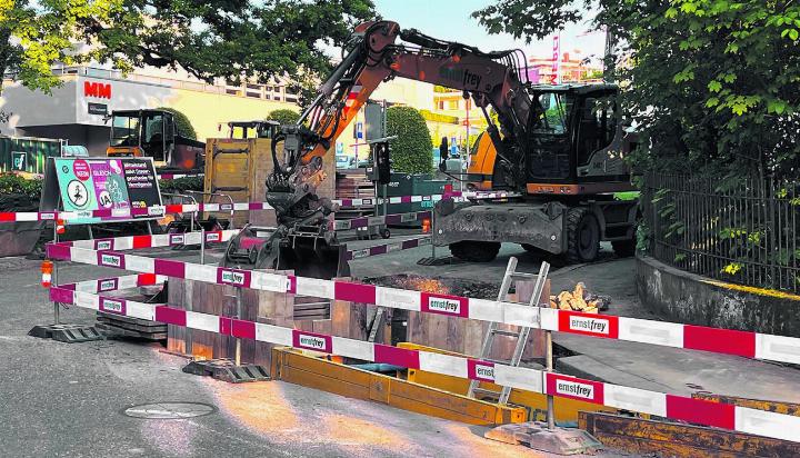 Die Hermann-Keller-Strasse wird grundlegend neugestaltet. Fotos: Valentin Zumsteg