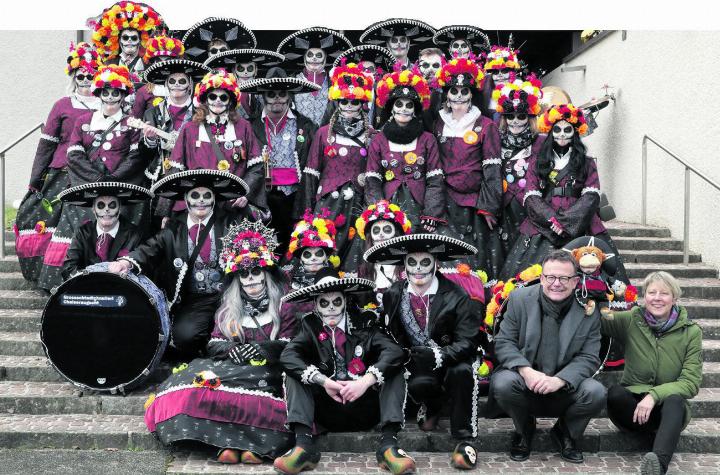 Die «Grossstadtchnullerie» aus Kaiseraugst untermalten den Gottesdienst musikalisch. Foto: zVg