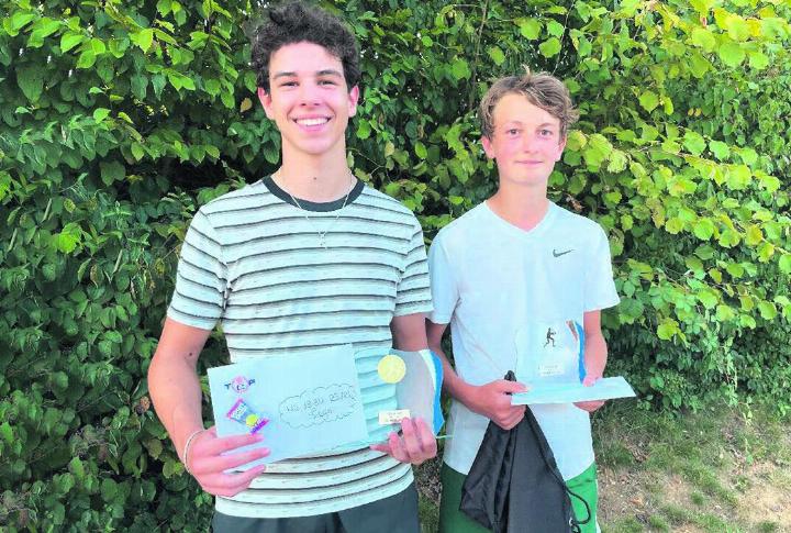 Sieger Aidan Hohenstein und Finalist Moritz Schelbert der Hauptkategorie MS 18&U R3/R6. Foto: zVg