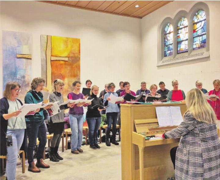 Der Projektchor «Nidaros» der Reformierten Kirche Region Rheinfelden. Foto: zVg