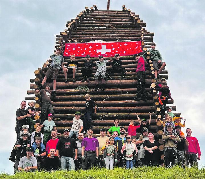Acht Meter hoch und eine Freude für alle. Foto: zVg